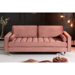 Sofa Knus 3-zits Velvet Roze