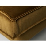 Rodeo Daybed Left Velvet Honing Geel