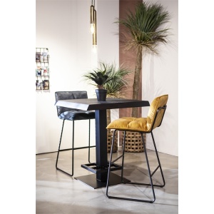 Eleonora Countertafel 80x80 zwart
