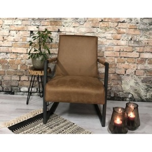 Fauteuil Tyler cognac