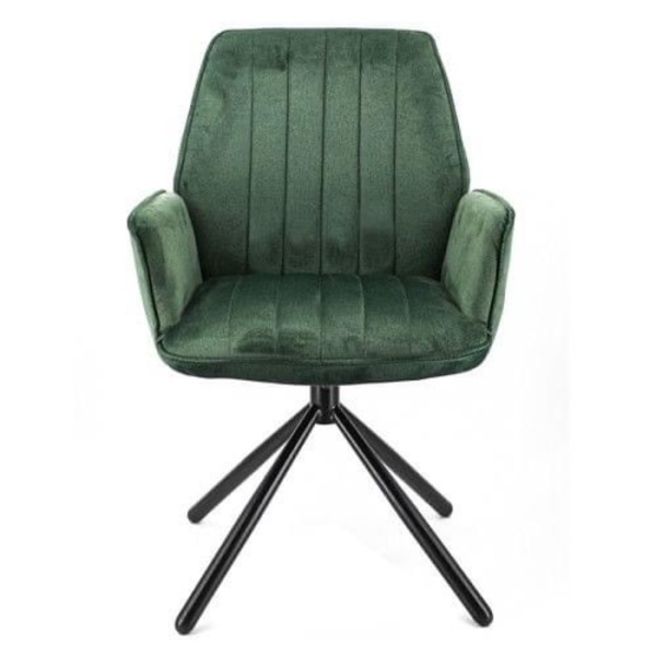 Eetkamerstoel June Velvet Groen