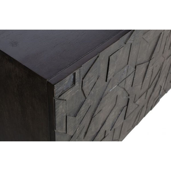 Counter Dressoir Hout Zwart