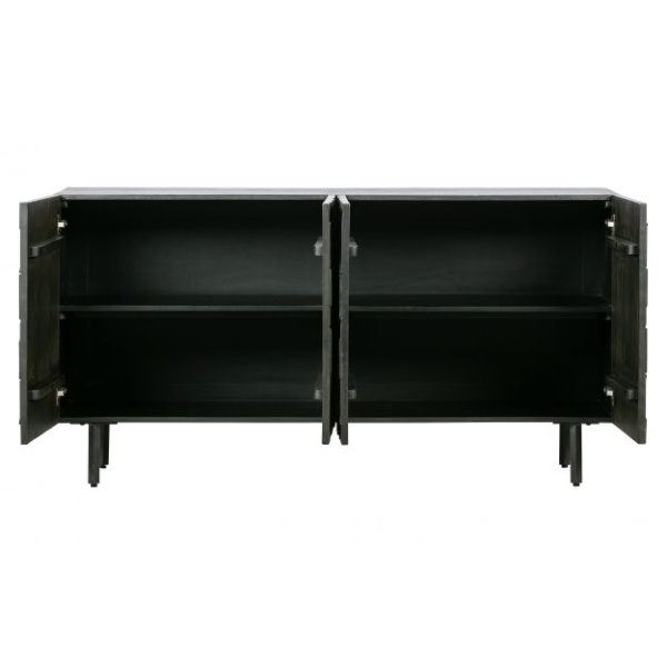 Counter Dressoir Hout Zwart