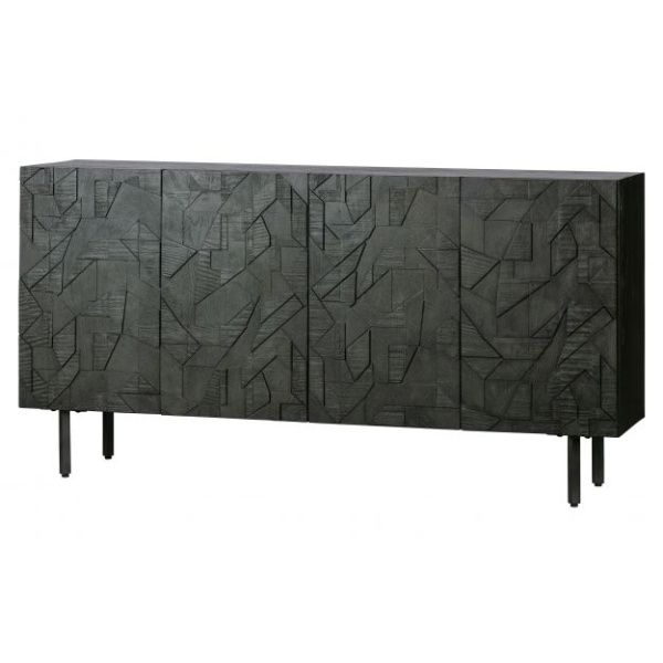 Counter Dressoir Hout Zwart