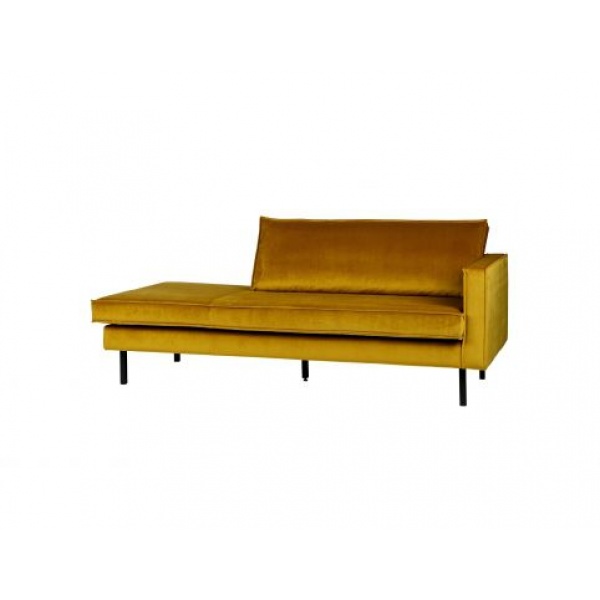 Rodeo Daybed Left Velvet Oker