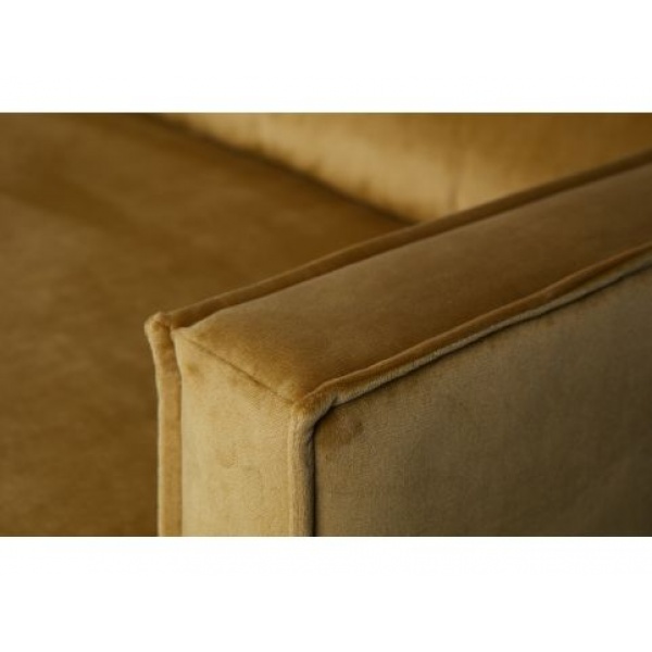 Rodeo Daybed Left Velvet Oker