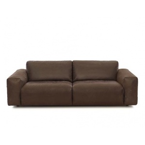 Sofa Beau 4-Zits Africa Leer Tabac