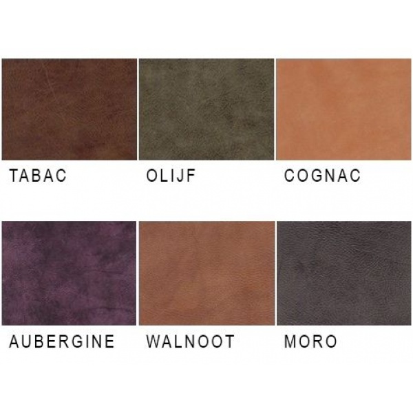 Sofa Beau 4-Zits Africa Leer Tabac
