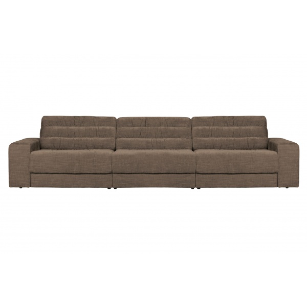 Date 3-zits Bank Vintage Warm Grijs