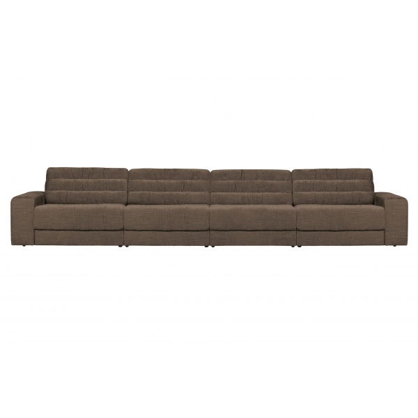 Date 4-zits Bank Vintage Warm Grijs