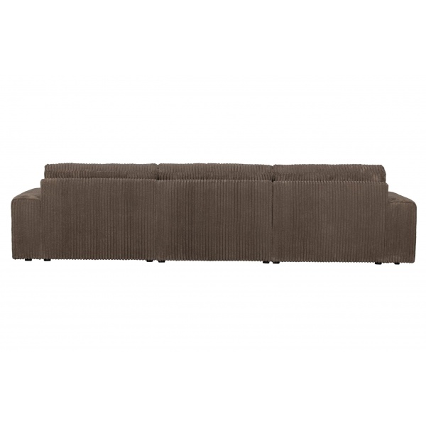 Date Chaise Longue Rechts Grove Ribstof Mud