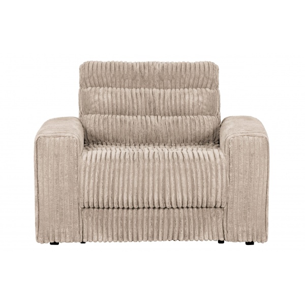 Date Fauteuil Grove Ribstof Naturel