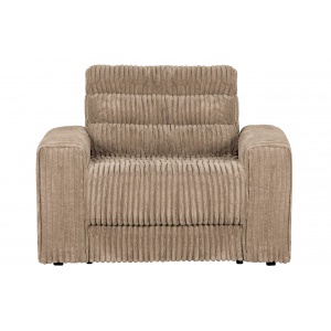 Date Fauteuil Grove Ribstof Travertin