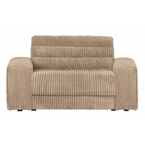 Date Loveseat Grove Ribstof Travertin
