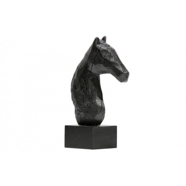 Horsepower deco hout zwart