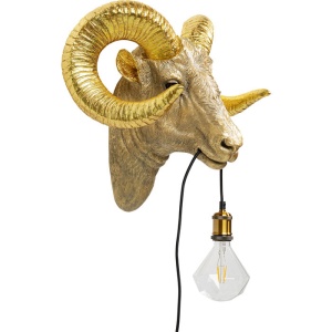 Wandlamp Animal Aries Head