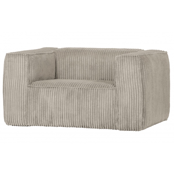 Bean Fauteuil Grove Ribstof Naturel