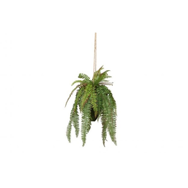 Varen Hangende Kunstplant Groen 58cm