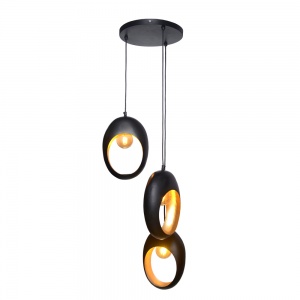 Hanglamp Golden Egg Zwart / Goud