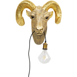 Wandlamp Animal Aries Head