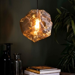 Hanglamp 1L Rock Chromed