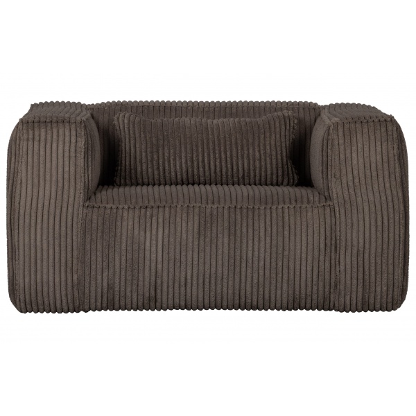 Bean Fauteuil Grove Ribstof Mud