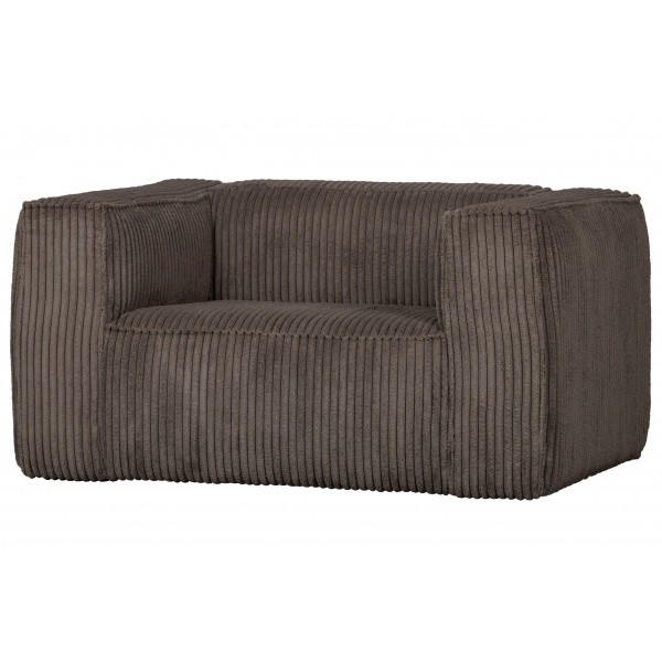 Bean Fauteuil Grove Ribstof Mud