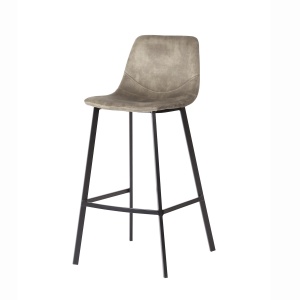Barkruk Barfly Velvet Taupe
