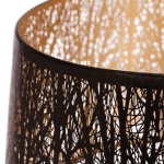 Keto Staande Lamp Metaal Zwart/antique Brass