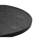 Eettafel Black Circle III 120 Zwart Mangohout