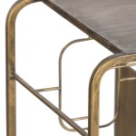 Capo Wijnkastje Metaal Antique Brass