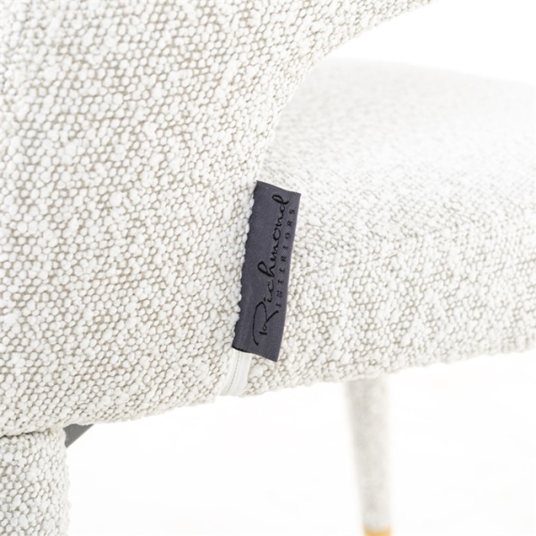 Stoel Gia White bouclé Fire retardant (FR-Copenhagen 900 Bouclé White)