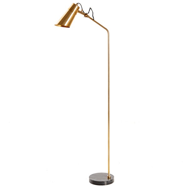 Vloerlamp Engineering Goud