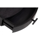 Boudoir Wandkast Hout Zwart