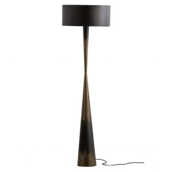 Verzamelen tuberculose vlees Blackout Too Staande Lamp Metaal Zwart/brass Online Kopen - 4UDesigned.nl