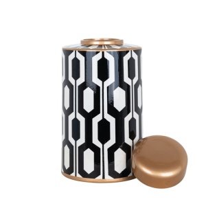 Pot Faylinn groot (Black/white)