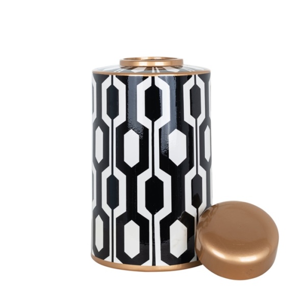 Pot Faylinn groot (Black/white)