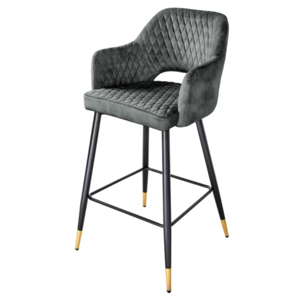 Barkruk Paris Velvet Groen