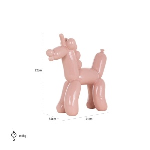 Deco object Balloonicorn roze (Pink)