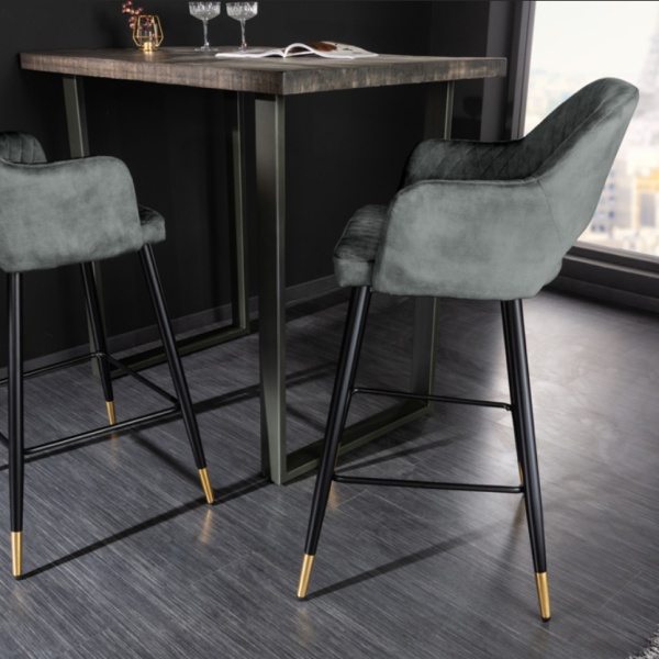 Barkruk Paris Velvet Groen
