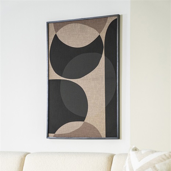 Schilderij Ato Small Black