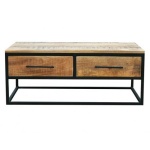 Salontafel D'Angelo 4 lades II Mangohout
