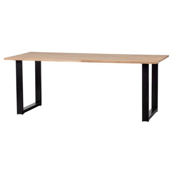 Combi-tablo: Eiken 200x90 & U-poot