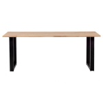 Combi-tablo: Eiken 220x90 & U-poot