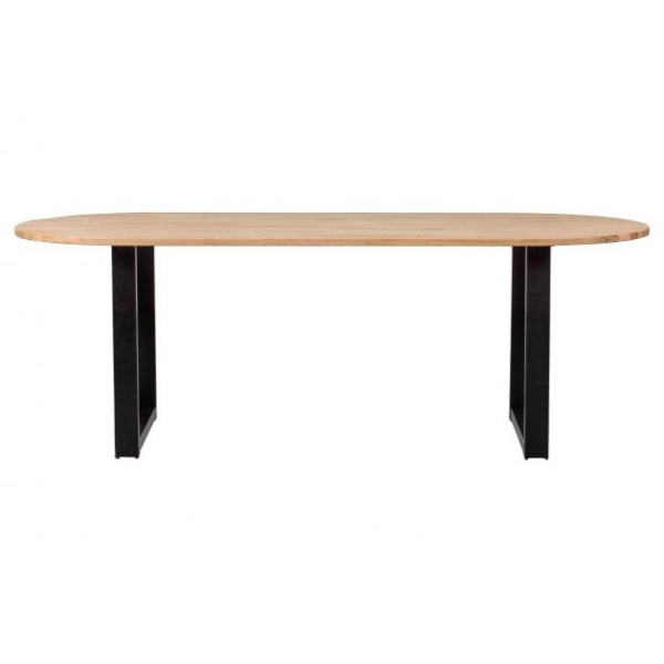 Combi-tablo: Ovaal Eiken Onbeh & U-poot