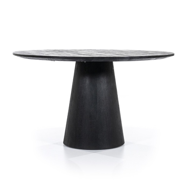Eettafel Aron Rond 130 Zwart