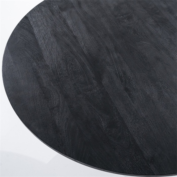 Eettafel Aron Rond 130 Zwart