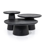Salontafel Ron 66 cm Zwart