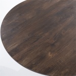 Eettafel Aron Rond 130 Bruin