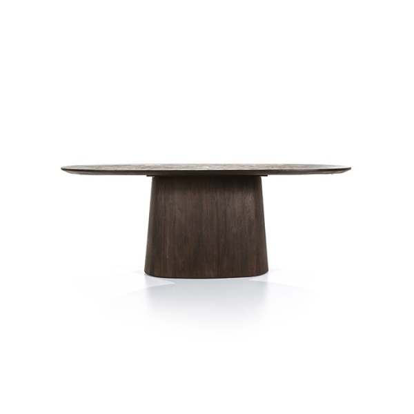 Eettafel Aron Ovaal 200 Bruin